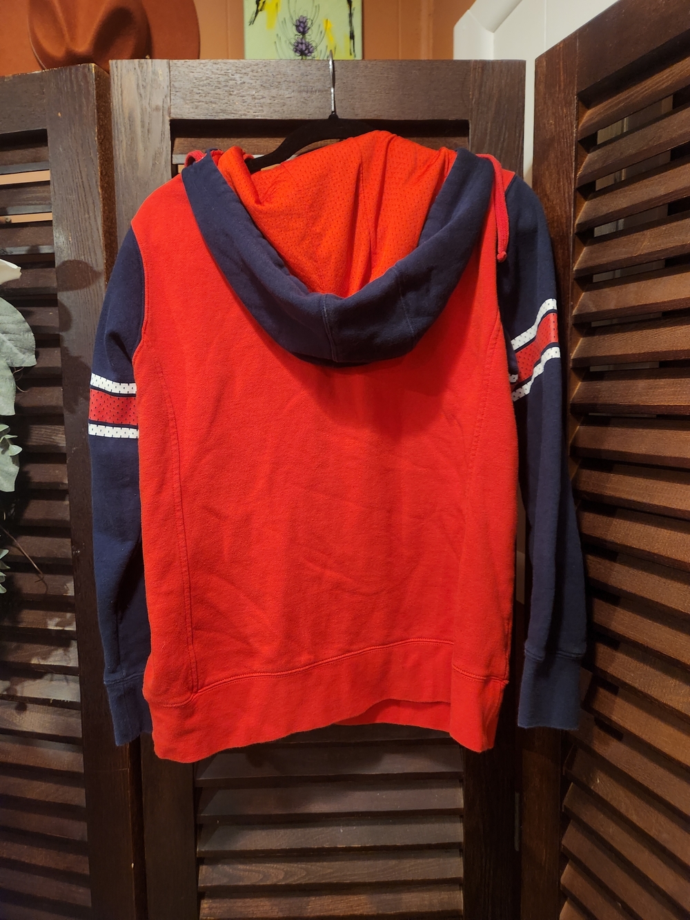 Fanatics Washington Nationals Red and Navy Full-Zip Hoodie - Picture 3 of 3